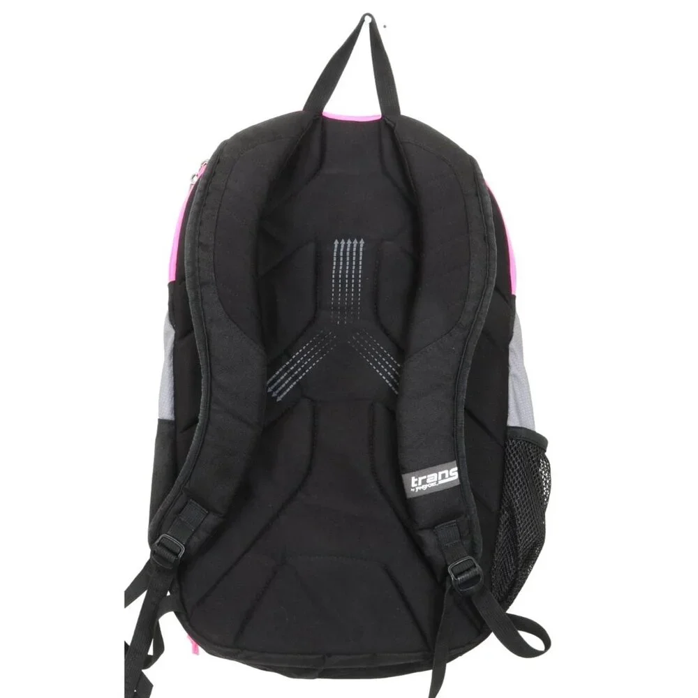 Trans by Jansport Large Black/Pink MEGAHERTZ Backpack T51X School Bag Rucksack
